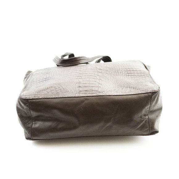 Jana Feifer Croc Print Tote Bag #189-67 - Picture 5 of 5